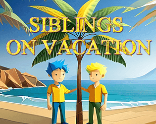 Siblings on vacation