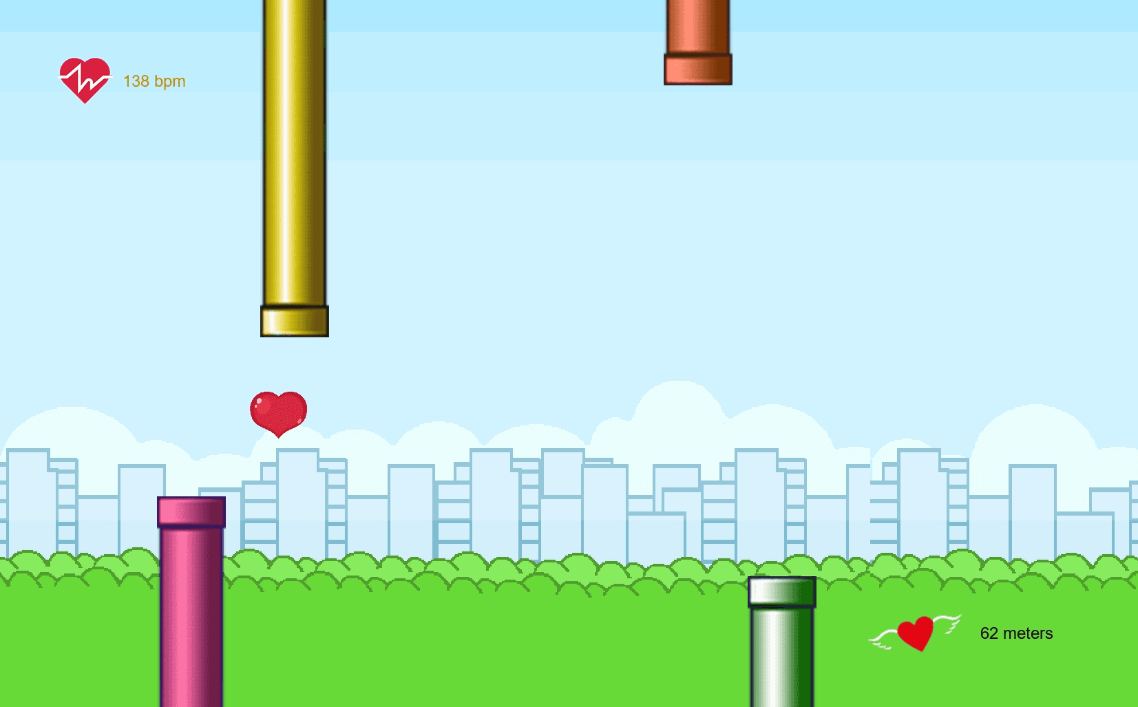 Flappy Heart screenshot 2