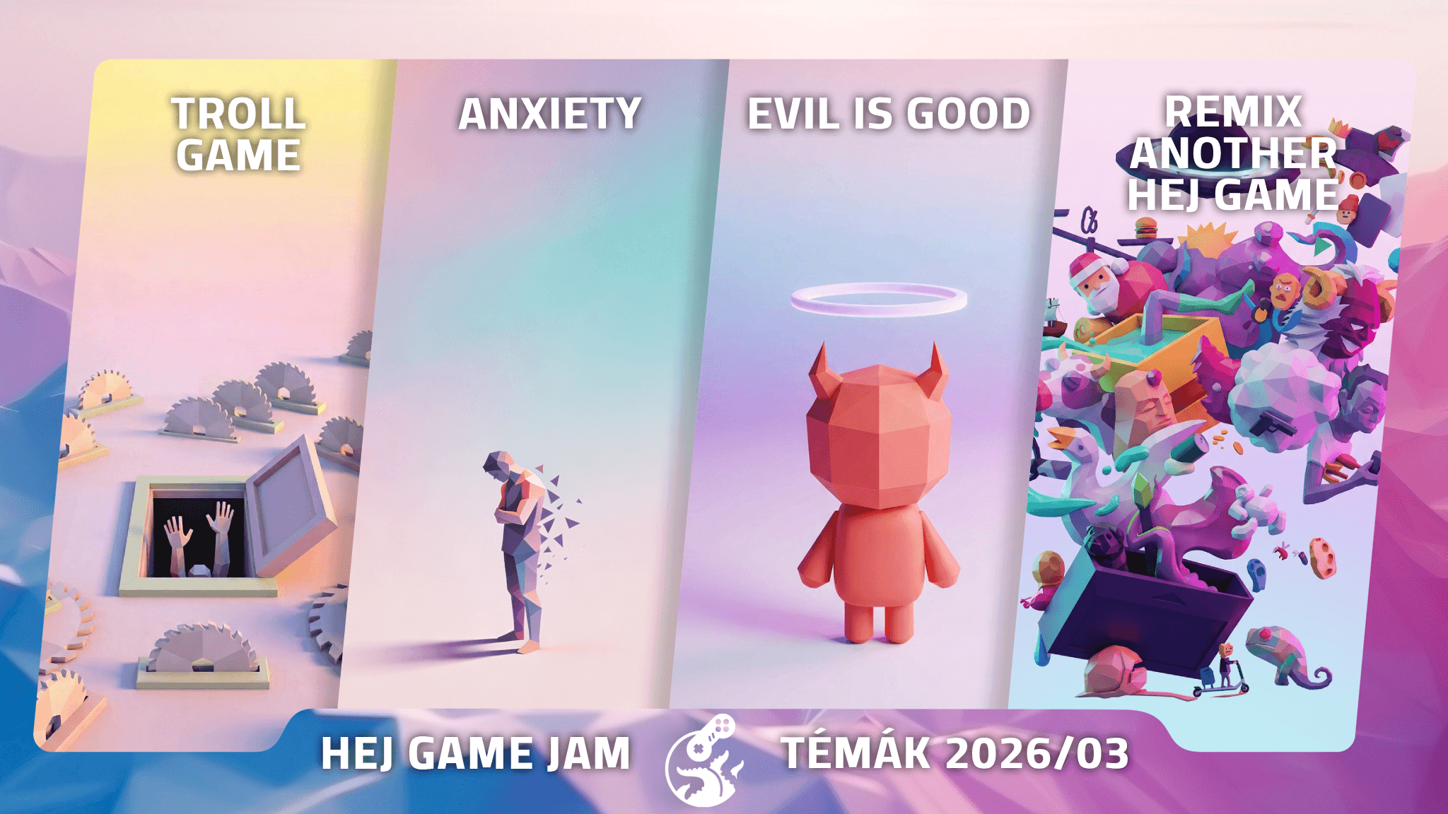 Már csatlakozhattok a 2026. márciusi gamejam-hez