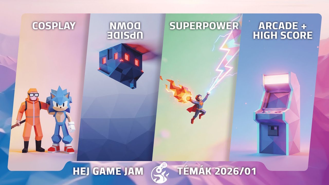 Már csatlakozhattok a 2026. januári gamejam-hez