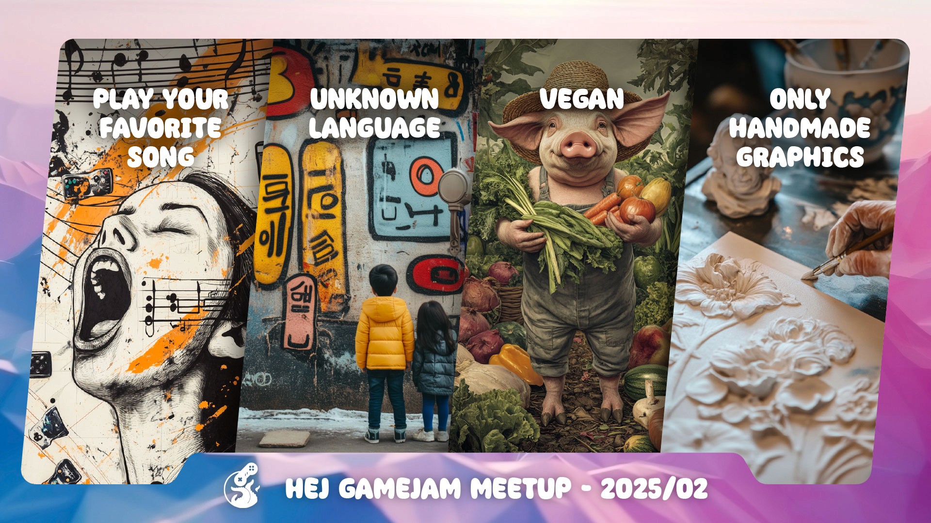 Hamarosan: HEJ Gamejam Meetup 25/02 